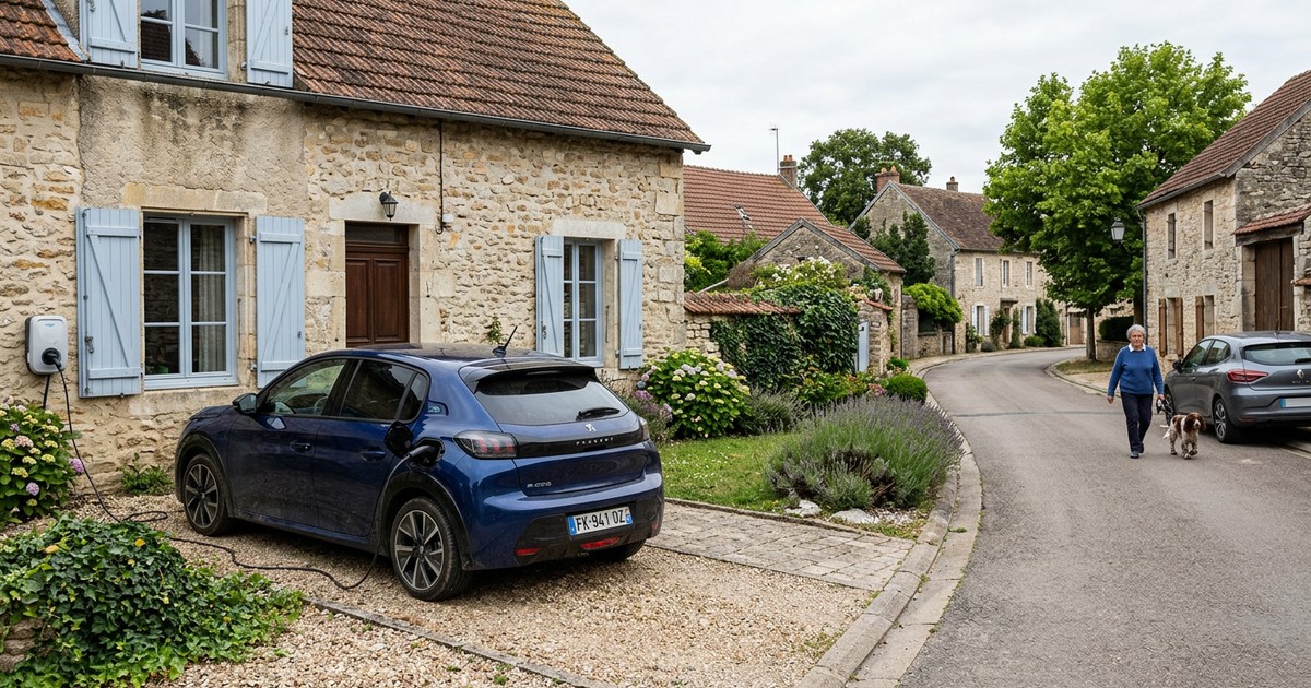 Installation de borne de recharge à Landerneau