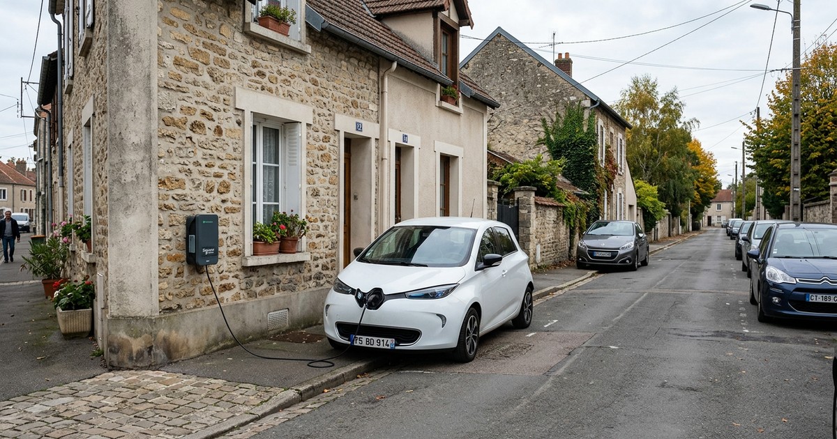 Installation de borne de recharge à Saint-Renan