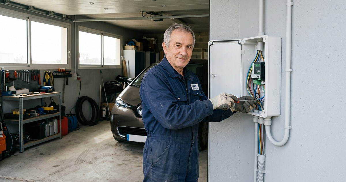 Installateur de borne de recharge à Brest certifié IRVE